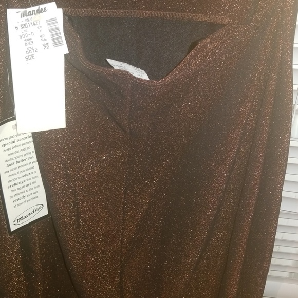 Mandee Backless Sparkle Party Dress Jr M NEW - Picture 6 of 8